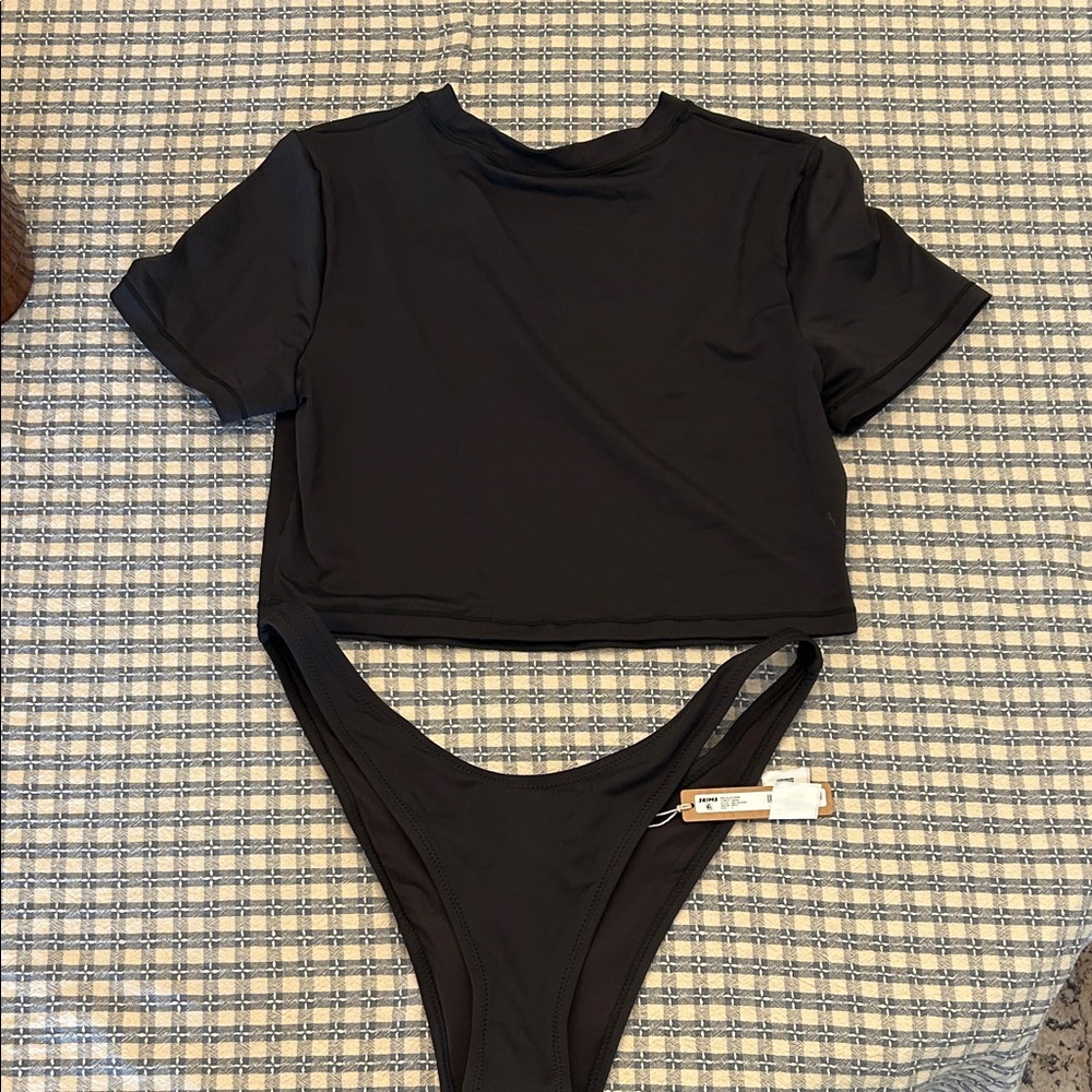 Skims recycled swim top and cheeky tanga bottom